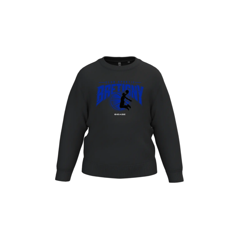 Sweat-shirt col rond enfant officiel Brétigny basket