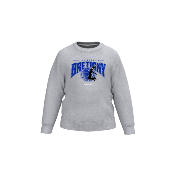 Sweat-shirt col rond enfant officiel Brétigny basket