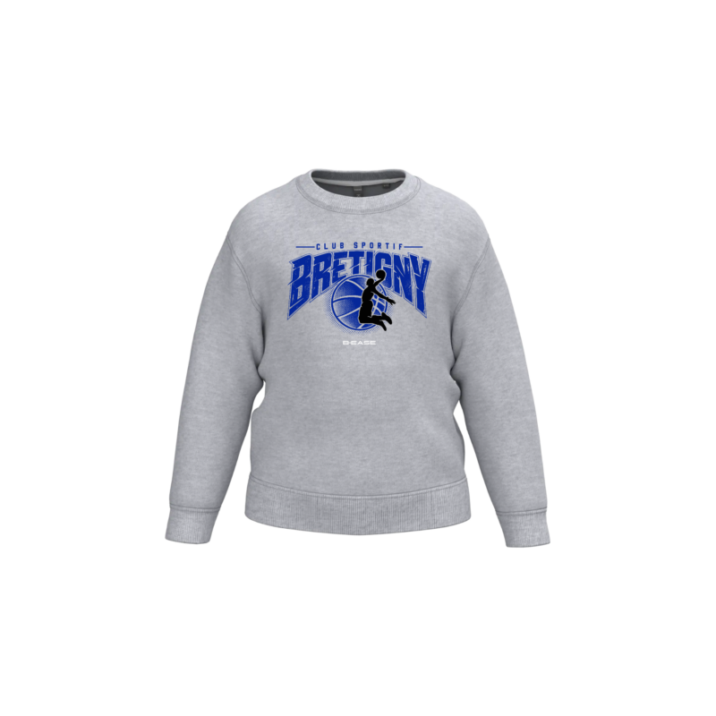 Sweat-shirt col rond enfant officiel Brétigny basket